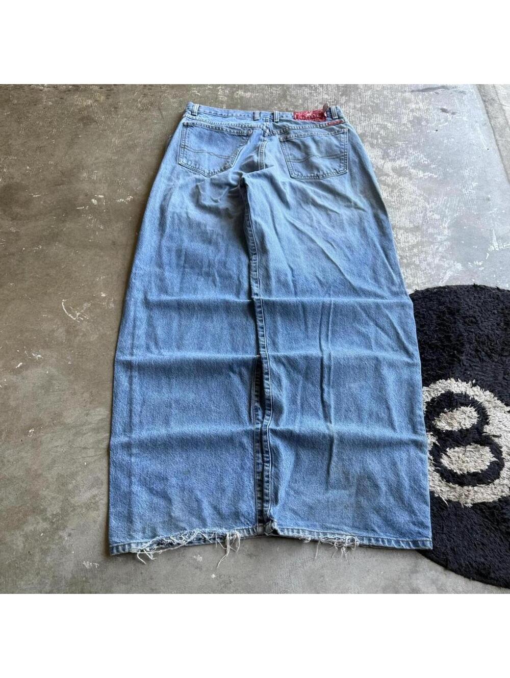 Vintage 90s Lucky Brand Fat Boy Baggy Wide Leg Jeans